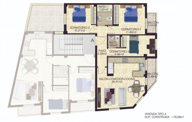 Nieuwbouw - Appartement - Jacarilla - pueblo