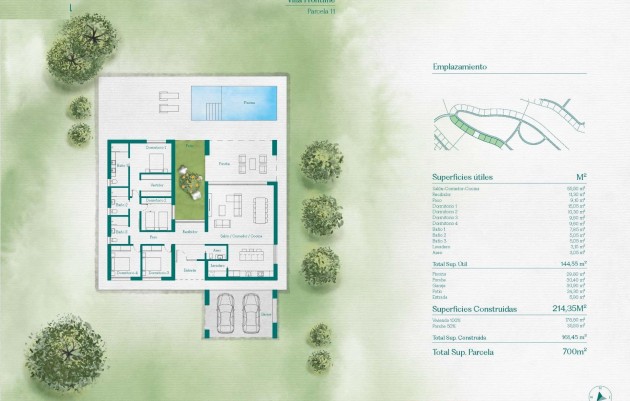 Nieuwbouw - Villa - Fuente Álamo - Hacienda del Alamo