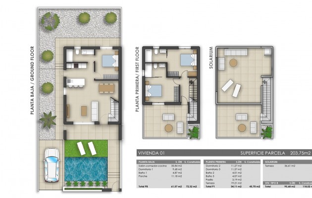 Nueva construcción  - Villa - Pilar de la Horadada
