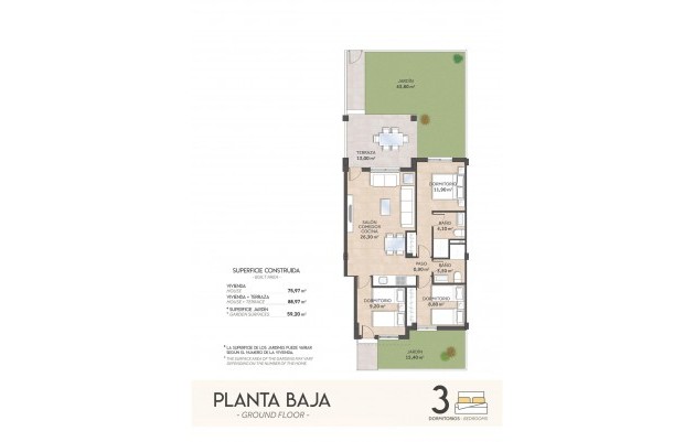 Nieuwbouw - Ground Floor Bungalow - San Miguel de Salinas - La Cañada