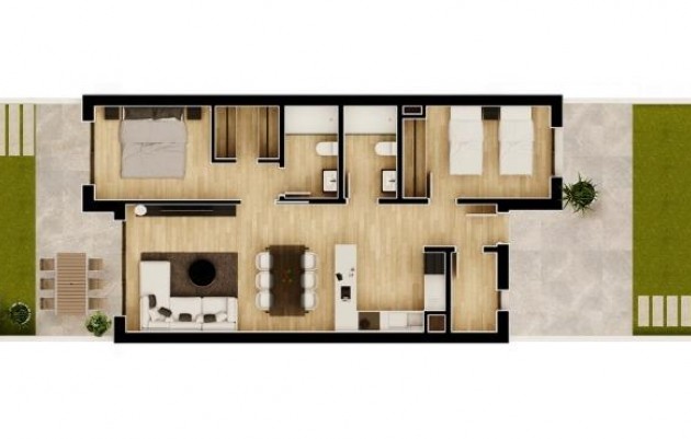 Nieuwbouw - Ground floor apartment - Monforte del Cid - Alenda Golf