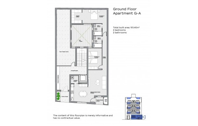 Nieuwbouw - Ground floor apartment - Torrevieja - Centro