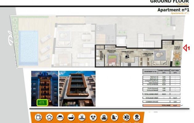 Nieuwbouw - Appartement - Torrevieja - Playa de El Cura