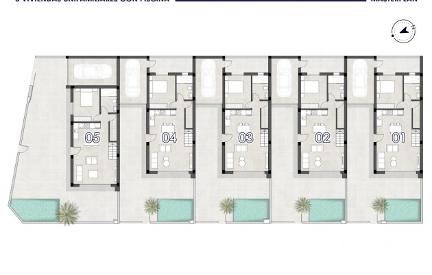 Nieuwbouw - Semidetached - San Pedro del Pinatar - Polideportivo