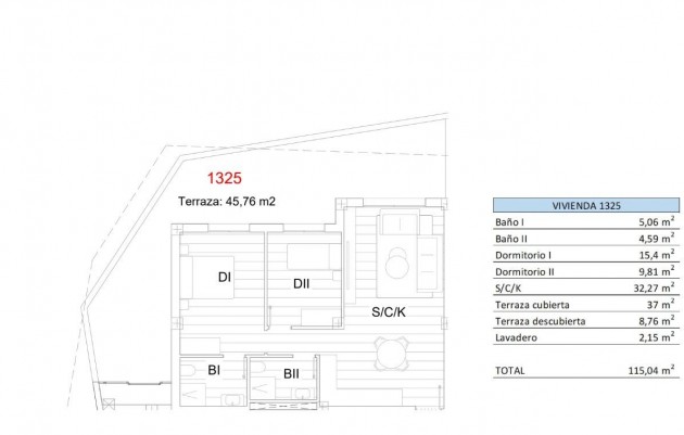 Nieuwbouw - Appartement - San Miguel de Salinas - Pueblo