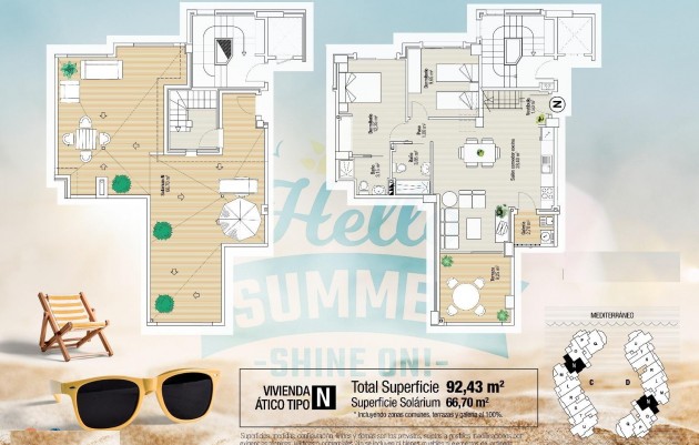 Nieuwbouw - Penthouse - La Manga del Mar Menor - La Managa