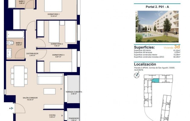 Nieuwbouw - Appartement - Alicante - San Agustín