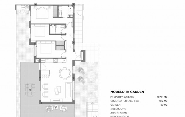 Nieuwbouw - Ground floor apartment - Los Alcázares - Parque Diana