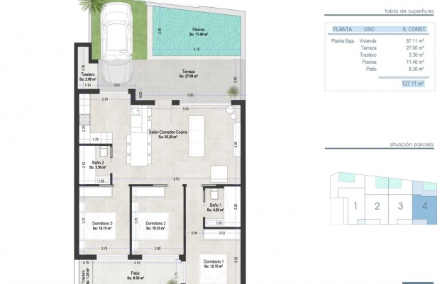Nieuwbouw - Ground Floor Bungalow - San Pedro del Pinatar - Las Esperanzas