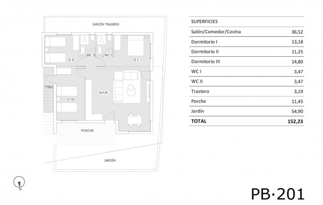 Nieuwbouw - Bungalow - San Miguel de Salinas - Pueblo