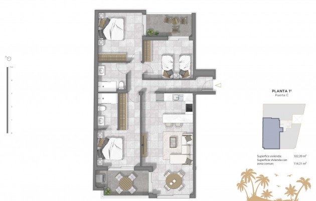 Nouvelle construction - Appartement - Guardamar del Segura - Pueblo