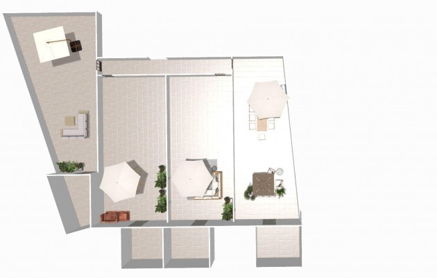 Nieuwbouw - Bungalow - Hondón de las Nieves - La Canalosa