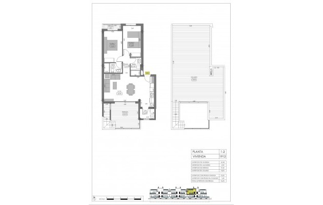 Nieuwbouw - Top Floor Bungalow - Algorfa - La Finca Golf