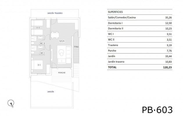 Nieuwbouw - Ground Floor Bungalow - San Miguel de Salinas - Pueblo