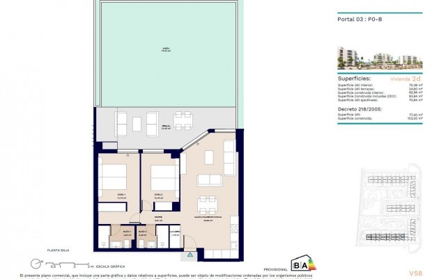 Nouvelle construction - Ground floor apartment - Almerimar