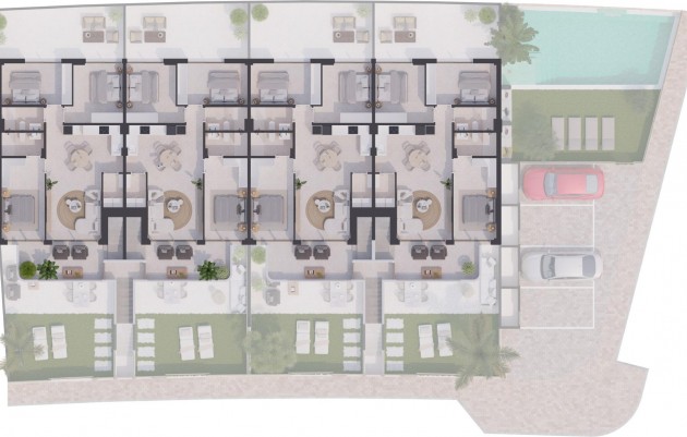 Nieuwbouw - Bungalow - San Pedro del Pinatar - Los Cuarteros