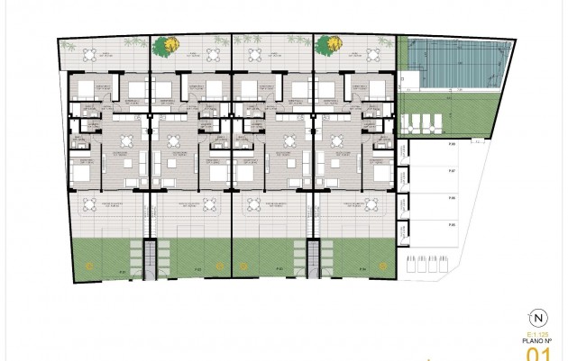 Nieuwbouw - Ground Floor Bungalow - San Pedro del Pinatar - Los Cuarteros