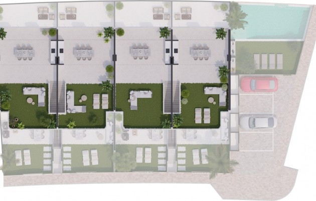 Nieuwbouw - Ground Floor Bungalow - San Pedro del Pinatar - Los Cuarteros