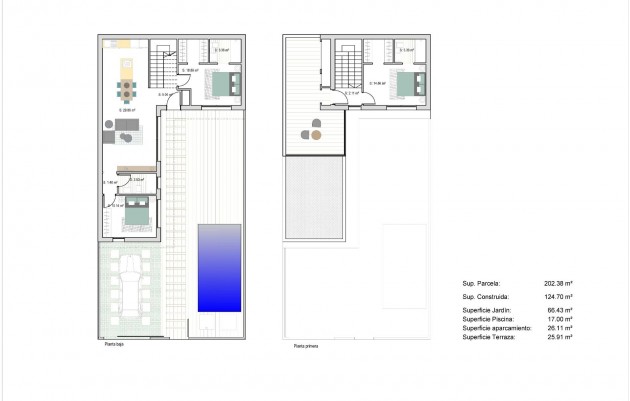 Nieuwbouw - Town House - San Javier - Parque del doce