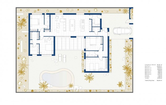 Nieuwbouw - Villa - Baños y Mendigo - Altaona Golf