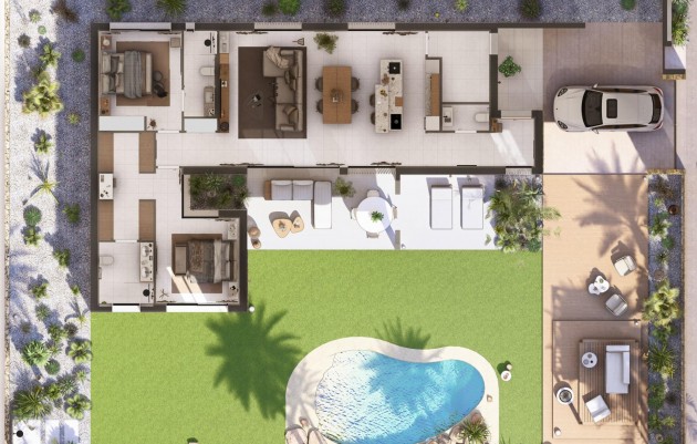 Nieuwbouw - Villa - Baños y Mendigo - Altaona Golf