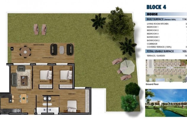 Nieuwbouw - Ground floor apartment - Los Alcázares - La Serena Golf