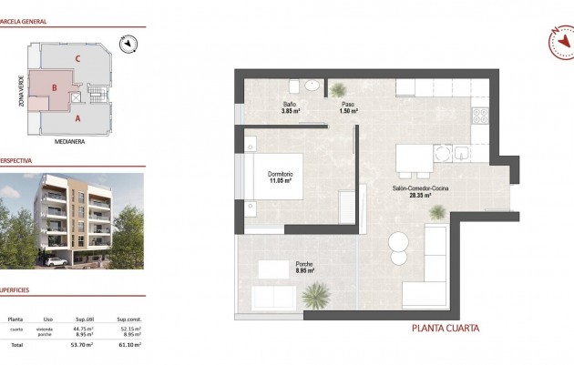 Nieuwbouw - Penthouse - San Pedro del Pinatar - Lo pagan