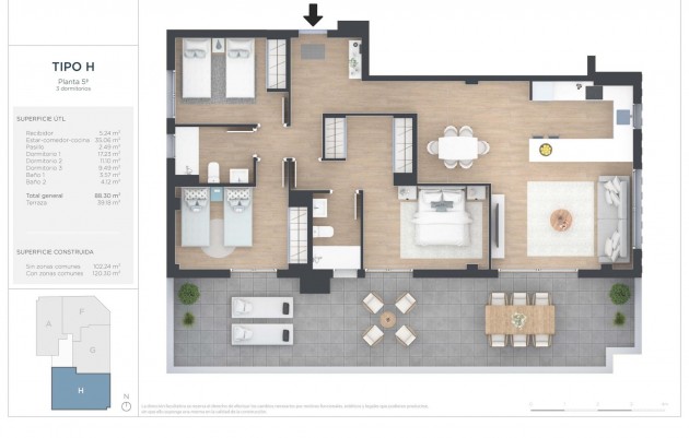 Nouvelle construction - Penthouse - Alicante - Benalua