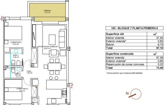 New Build - Apartment - Vera - El Playazo