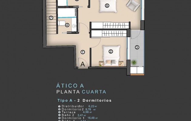 Nouvelle construction - Penthouse - Torrevieja - Centro