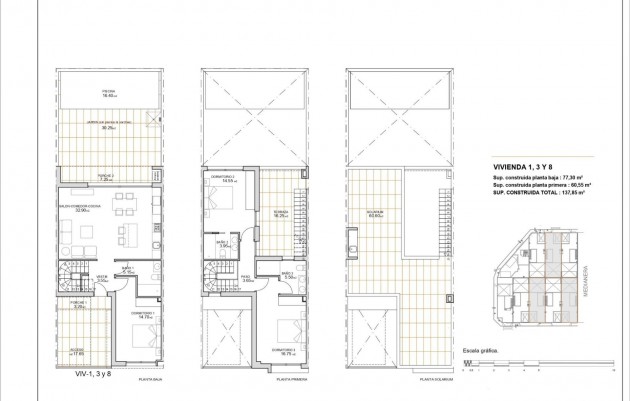 Nieuwbouw - Town House - San Javier - pueblo
