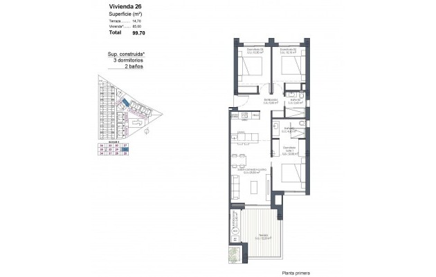 Nouvelle construction - Appartement - Los Alcázares - Serena Golf